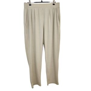 Allie Rose Beige Pull-On Pants Size Small
